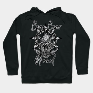 Boar Boar Head Hoodie